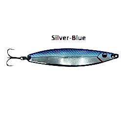 Hansen SD Pilgrim 6.1cm 10gr Silver/Blue Lüfer-levrek Kaşık