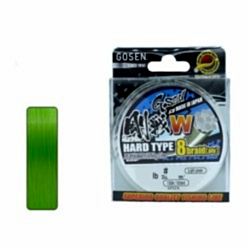 Gosen W8 Hard Type PE 8 Örgü Spin İp Misina 150mt Açık Yeşil