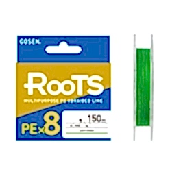 Gosen X8 Roots PE 8 Örgü Spin İp Misina 150mt Açık Yeşil