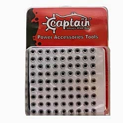Captain 7631 Göz 5mm Yapışkanlı Naturel Silikon Damla Göz 81'li Paket
