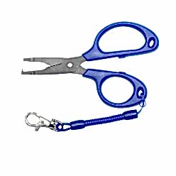 Captain 7516 Balıkçı Makas Spiral Kablolu Karabinalı 13cm