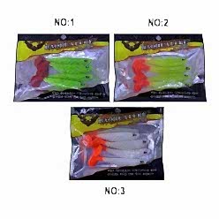 Baohua 3557 Viper 8.5cm 5.5gr Sert Silikon Yem 4'lü Paket