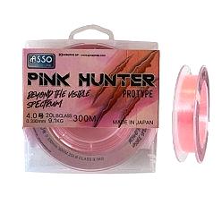 Asso Pink Hunter 300mt 0.33mm Surf FC COATED Visible Line Fluorocarbon Kaplama Misina