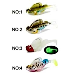 Captain 3069 Jumping Soft 7.5cm 14gr Gizli İğneli Levrek Silikonu Suni Yem