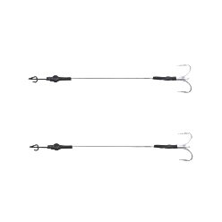 Balzer 13936 Silikon Yemler İçin Çelik Telli Rigs 11cm 2'li Paket 50-300gr Zokalar İçin