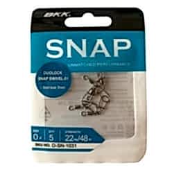 BKK Duolock Snap Swivel-51 No:0 Klipsli Fırdöndü (5'li Paket)