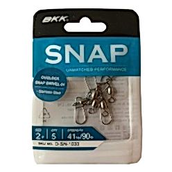 BKK Duolock Snap Swivel-51 No:2 Klipsli Fırdöndü (5'li Paket)