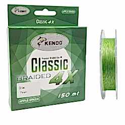 Kendo Classic 4X 150m 0,10mm Apple Green Örgü İp Misina