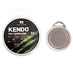 Kendo 100% Fluorocarbon White 50mt 0.18mm Misina