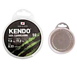 Kendo 100% Fluorocarbon White 50mt 0.33mm Misina