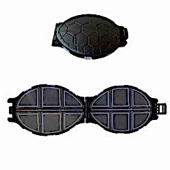 Shufa 12 Gözlü Mini Kaplumbağa İğne-Fırdöndü-Klips Kutusu Siyah