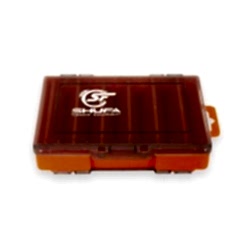 Shufa Çift Taraflı Maket Yem Kutusu 12 Gözlü Turuncu 14x10.5x3cm (Max 7cm maketler için)