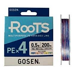 Gosen X4 Roots PE 4 Kat 0.5 PE Lrf Örgü İpi 200mt Multi Color