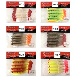 Captain 3569 Style Soft 10cm 10.3gr Silikon Yem 5'li Paket