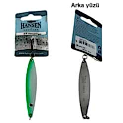 Hansen Fight 7.6cm 24gr White Green Kaşık 10 adet (Açıklamayı okuyunuz)