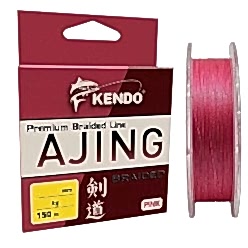 Kendo Ajing Premium Braided Line Pink 150m Örgü İp Misina