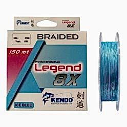 Kendo Legend X8 150m 0,25mm Ice Blue Örgü İp Misina
